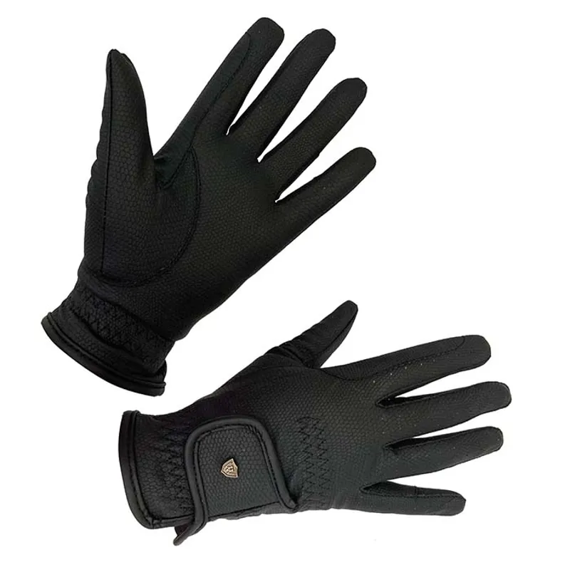 Woof Wear Competition Riding Gloves Unisex in Black